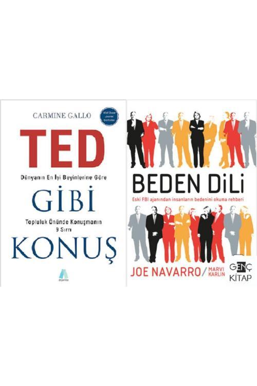 Ted Gibi Konuş - Beden Dili 2 Kitap Iletişim Seti Carmıne Gallo - Joe Navarro