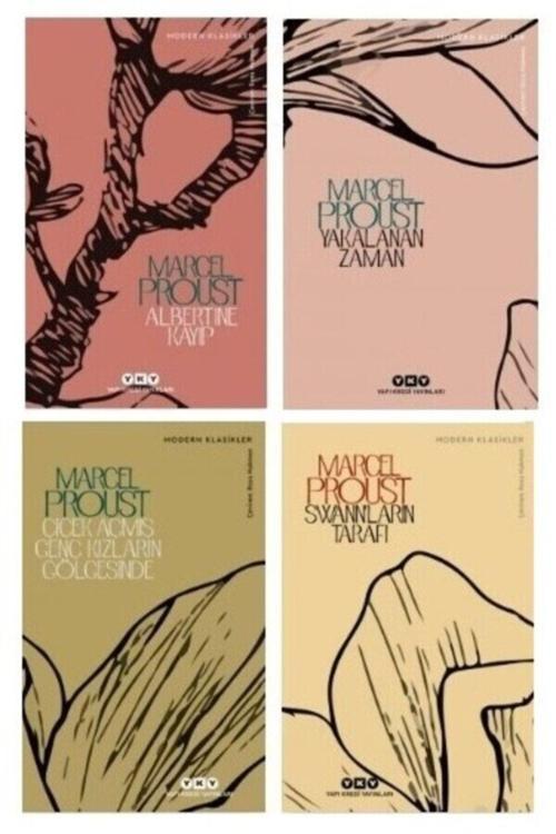 Marcel Proust 4 Kitap Swann’Ların Tarafı -Çiçek Açmış Genç Kızların -Albertine Kayıp-Yakalanan