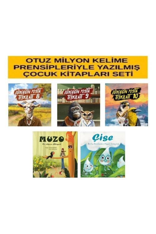 30 Milyon Kelime İle Yazılmış Güvercin Posta Teşkilatı 8-9-10 + Çise Ve Muzo Hikaye Kitabı Hediye