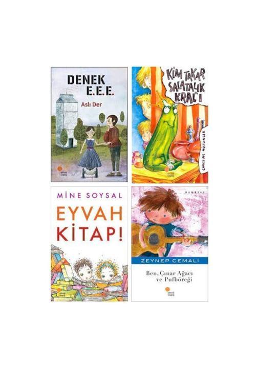 Denek E.E.E. - Kim Takar Salatalık Kralı - Eyvah Kitap - Ben, Çınar Ağacı Ve Pufböreği 4 Kitap Set