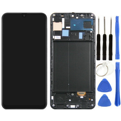 TE Samsung A50S A507F Uyumlu Çıtalı Lcd Ekran + Tamir Seti