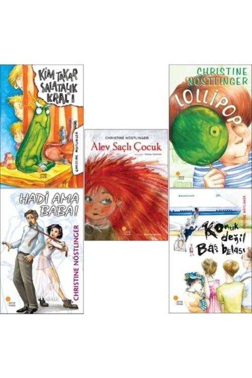 Christine Nöstlinger 5 Kitap Set - Kim Takar Salatalık Kralı - Alev Saçlı Çocuk