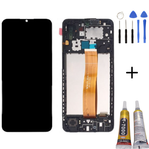 TE Samsung A02 A022F Uyumlu Çıtalı Lcd Ekran + Montaj Kiti