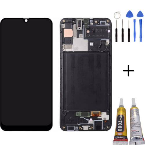TE Samsung A30S A307F Uyumlu A Kalite Çıtalı Lcd Ekran +Montaj Kiti