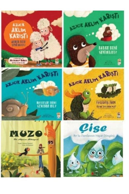 Azıcık Aklım Karıştı Serisi 4 Kitap Set - Muzo Ve Çise Hediye