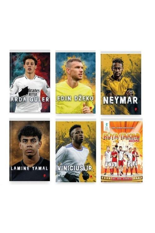 Arda Güler-Neymar-Džeko-Vinicius Júnior-Lamine Yamali-Rüya Takımı Boyama (Poster Ve Ayraç Hediye)