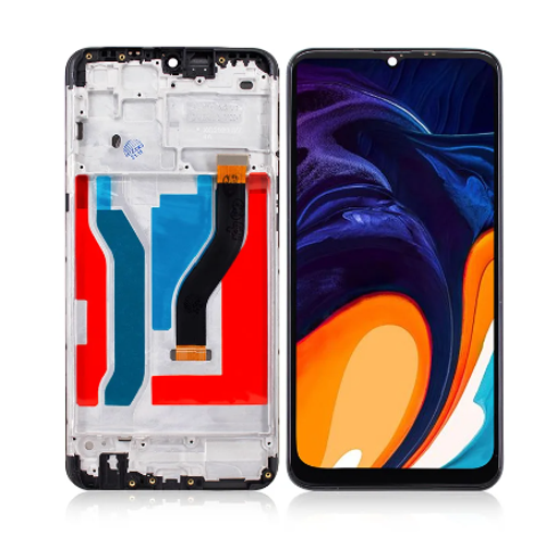 TE Samsung A10S A107F Uyumlu Çıtalı Lcd Ekran Dokunmatik Servis