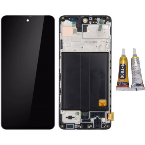TE Samsung A51 A515F Uyumlu Çıtalı Lcd Ekran Dokunmatik+ B7000