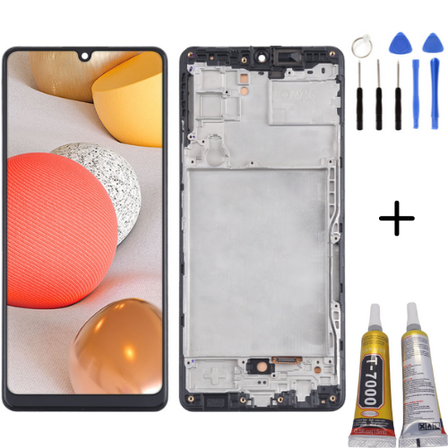 TE Samsung A42 5G A426F Uyumlu Çıtalı Lcd Ekran Servis +Montaj Kiti