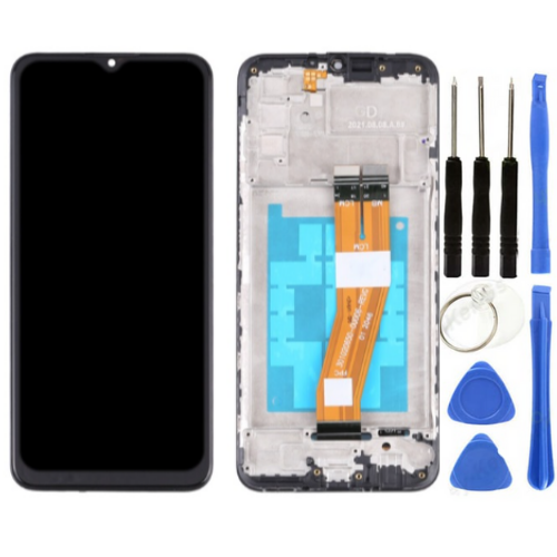 TE Samsung A04E A042F Uyumlu A Kalite Çıtalı Lcd Ekran + Tamir Seti