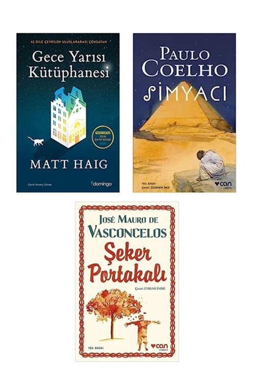 Şeker Portakalı - Simyacı Ve Gece Yarısı Kütüphanesi 3 Kitap Set