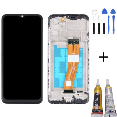TE Samsung A04E A042F Uyumlu A Kalite Çıtalı Lcd Ekran +Montaj Kiti