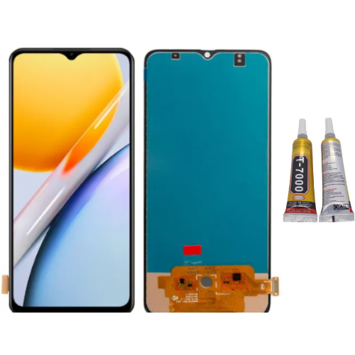 TE Samsung A70S A707F Uyumlu OLED Lcd Ekran Dokunmatik + B7000