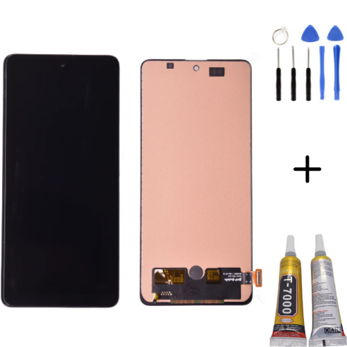 TE Samsung A71 A715F Uyumlu A Kalite Lcd Ekran + Montaj Kiti