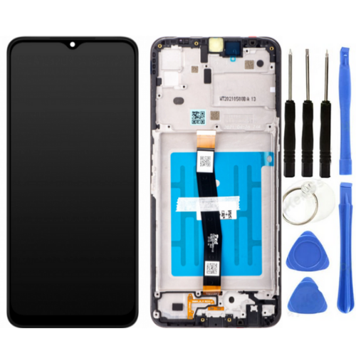 TE Samsung A22 5G A226F Uyumlu Çıtalı Lcd Ekran + Tamir Seti