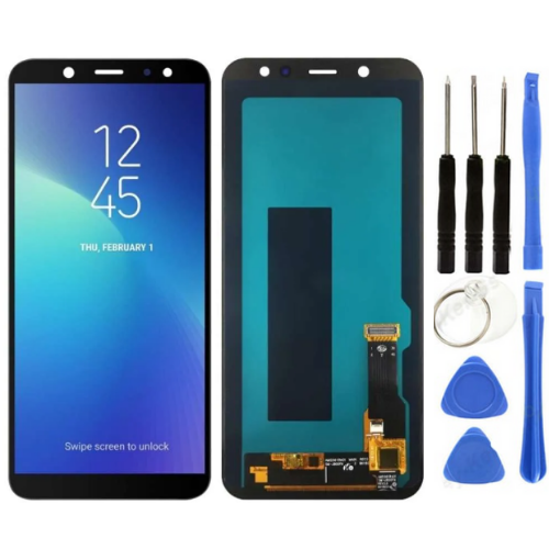 TE Samsung A6 2018 A600F Uyumlu OLED Lcd Ekran + Tamir Seti
