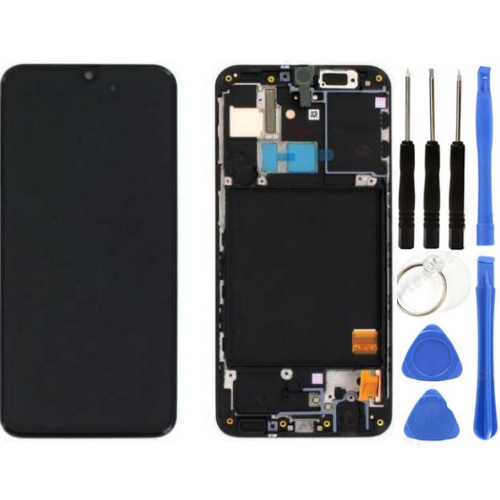 TE Samsung A31 A315F Uyumlu Çıtalı Lcd Ekran + Tamir Seti
