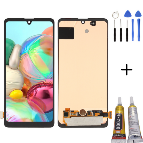 TE Samsung A71 A715F Uyumlu Lcd Ekran Servis+ Montaj Kiti