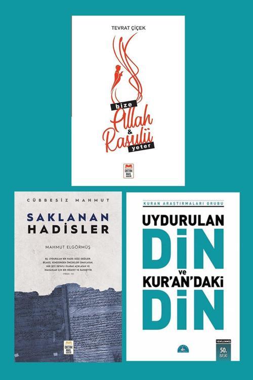 Ortak Akıl Yayınları Bize Allah Rasulü Yeter - Saklanan Hadisler - Uydurulan Din Ve Kuran’Daki Din 3 Kitap Set