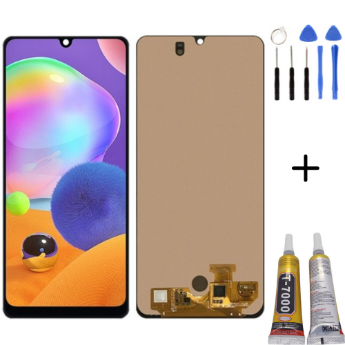 TE Samsung A31 A315F Uyumlu Lcd Ekran Servis + Montaj Kiti