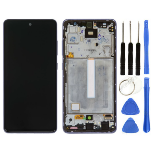 TE Samsung A52 4G A525F Uyumlu Çıtalı Lcd Ekran + Tamir Seti