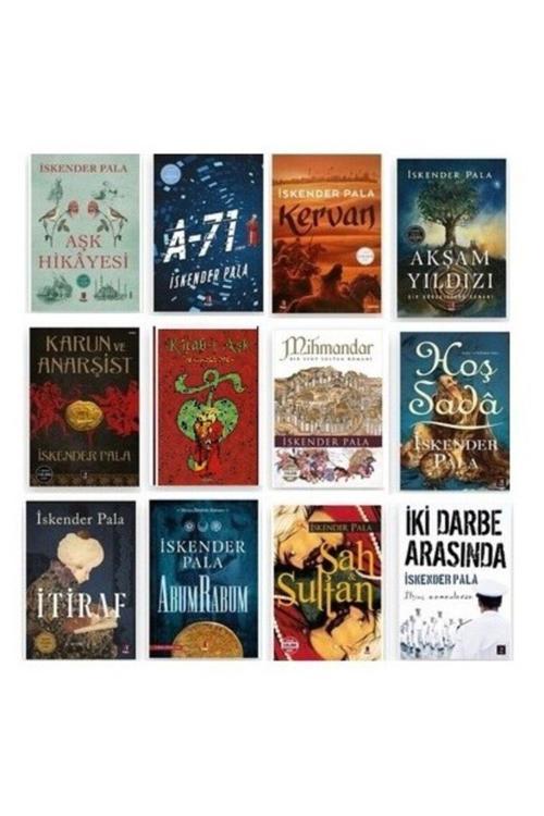 İskender Pala Roman Seti 12 Kitap + Defter Ve Kitap Ayracı