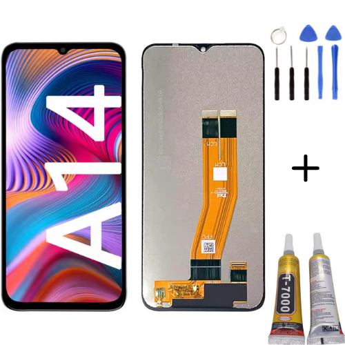 TE Samsung A14 A145F Uyumlu Lcd Ekran Servis + Montaj Kiti
