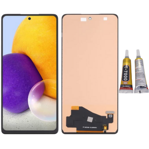 TE Samsung A72 4G A725F Uyumlu Lcd Ekran Servis + B7000