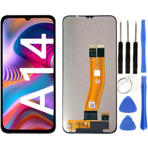 TE Samsung A14 A145F Uyumlu Lcd Ekran Servis + Tamir Seti