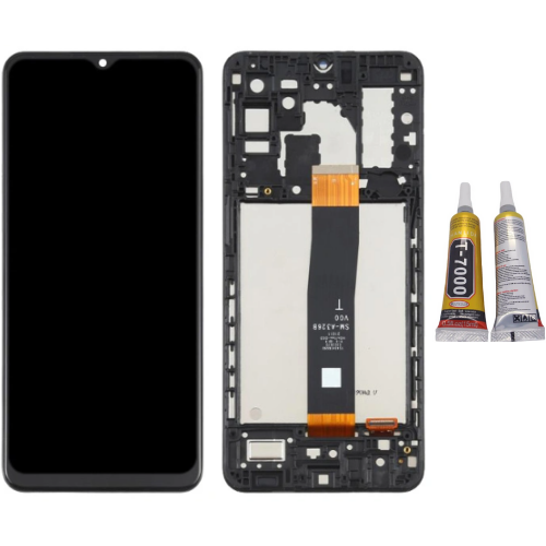 TE Samsung A32 5G A326F Uyumlu A Kalite Çıtalı Lcd Ekran + B7000