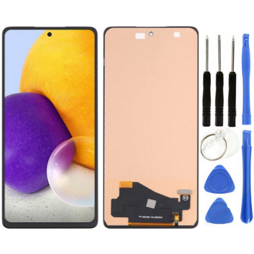 TE Samsung A72 4G A725F Uyumlu OLED Lcd Ekran + Tamir Seti
