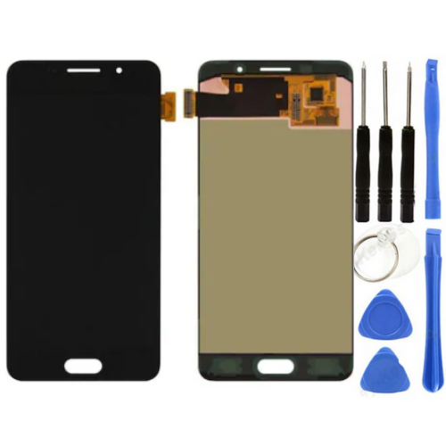TE Samsung A5 2016 A510F Uyumlu Lcd Ekran Siyah + Tamir Seti