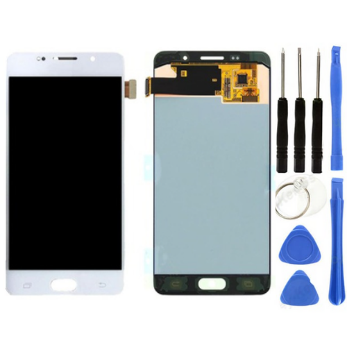 TE Samsung A5 2016 A510F Uyumlu OLED Lcd Ekran Beyaz+ Tamir Seti