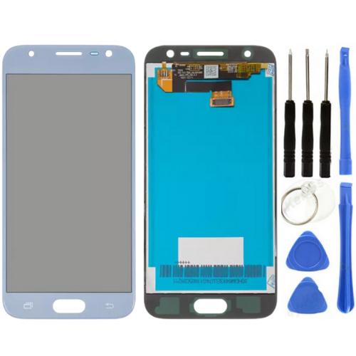TE Samsung J3 PRO J330 Uyumlu Lcd Ekran Servis Mavi + Tamir Seti