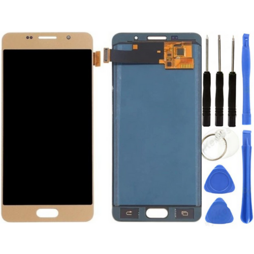 TE Samsung A5 2016 A510F Uyumlu OLED Lcd Ekran Gold+ Tamir Seti