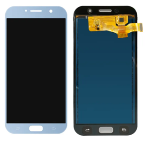TE Samsung A7 2017 A720F Uyumlu Lcd Ekran Dokunmatik Mavi - idefix