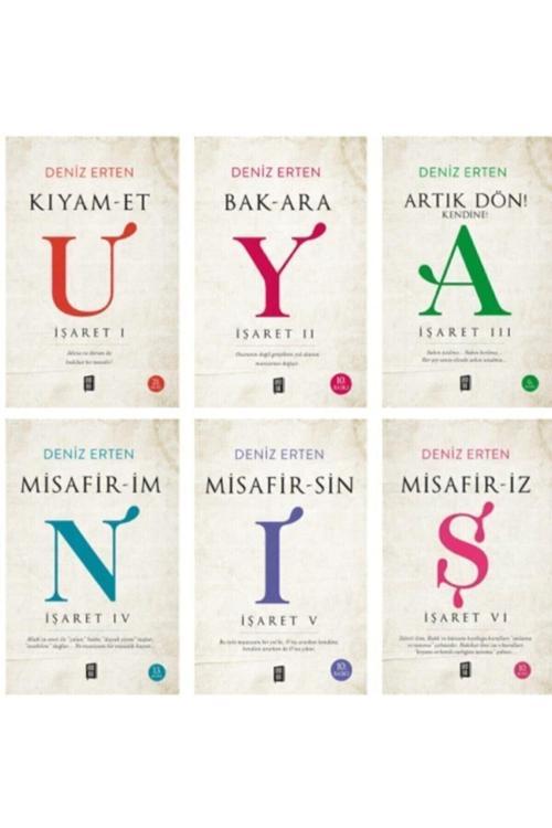 Deniz Erten Uyanış Işaret Kitapları 6 Kitap Set & Kıyam-Et U - Bak-Ara - Artık Dön! Kendine! - Mi...