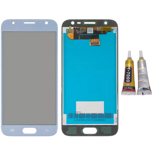 TE Samsung J3 PRO J330 Uyumlu OLED Lcd Ekran Mavi + B7000