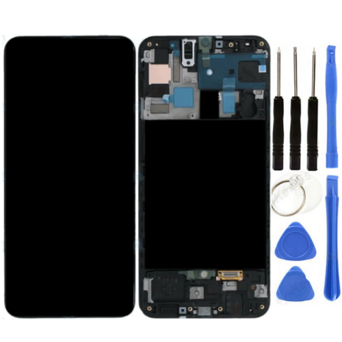 TE Samsung A50 A505F Uyumlu A Kalite Çıtalı Lcd Ekran + Tamir Seti