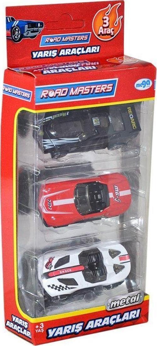 Oyuncak 00803 Roadmasters 3'lü Yarış Araçları