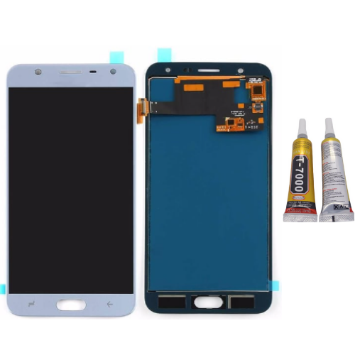 TE Samsung J7 Duo J720 Uyumlu A Kalite Lcd Ekran Mavi + B7000