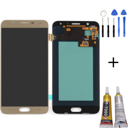 TE Samsung J7 Duo J720 Uyumlu Lcd Ekran Servis Gold + Montaj Kiti