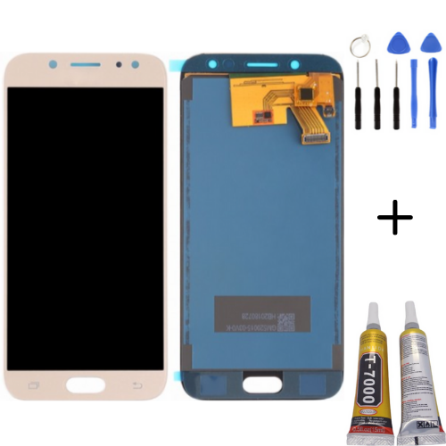 TE Samsung J5 Pro j530 Uyumlu OLED Lcd Ekran Gold + Montaj Kiti