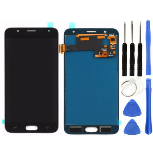 TE Samsung J7 Duo J720 Uyumlu Lcd Ekran Servis Siyah + Tamir Seti