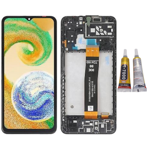 TE Samsung A04S A047F Uyumlu Çıtalı Lcd Ekran Servis + B7000