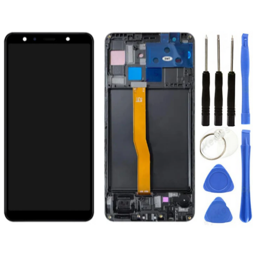 TE Samsung A7 2018 A750F Uyumlu A Kalite Çıtalı Lcd Ekran Tamir Seti