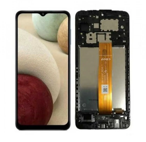 TE Samsung A12 A125F Uyumlu Çıtalı Lcd Ekran Servis Dokunmatik