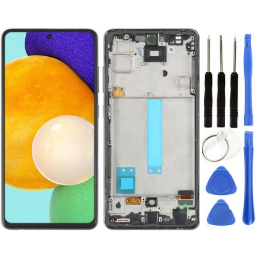 TE Samsung A52 5G A526FUyumlu OLED Çıtalı Lcd Ekran + Tamir Seti