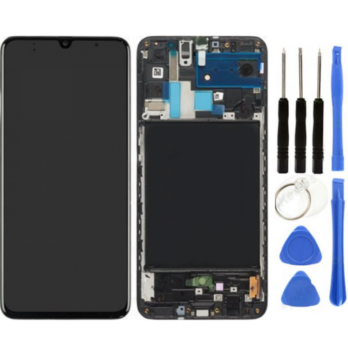 TE Samsung A70 A705F Uyumlu Çıtalı Lcd Ekran + Tamir Seti