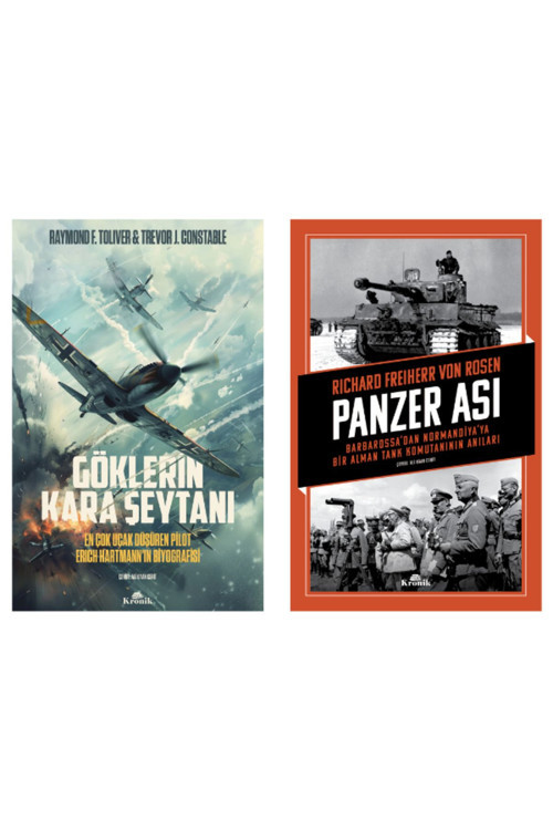 Göklerin Kara Şeytanı Panzer Ası 2 Kitap Set
